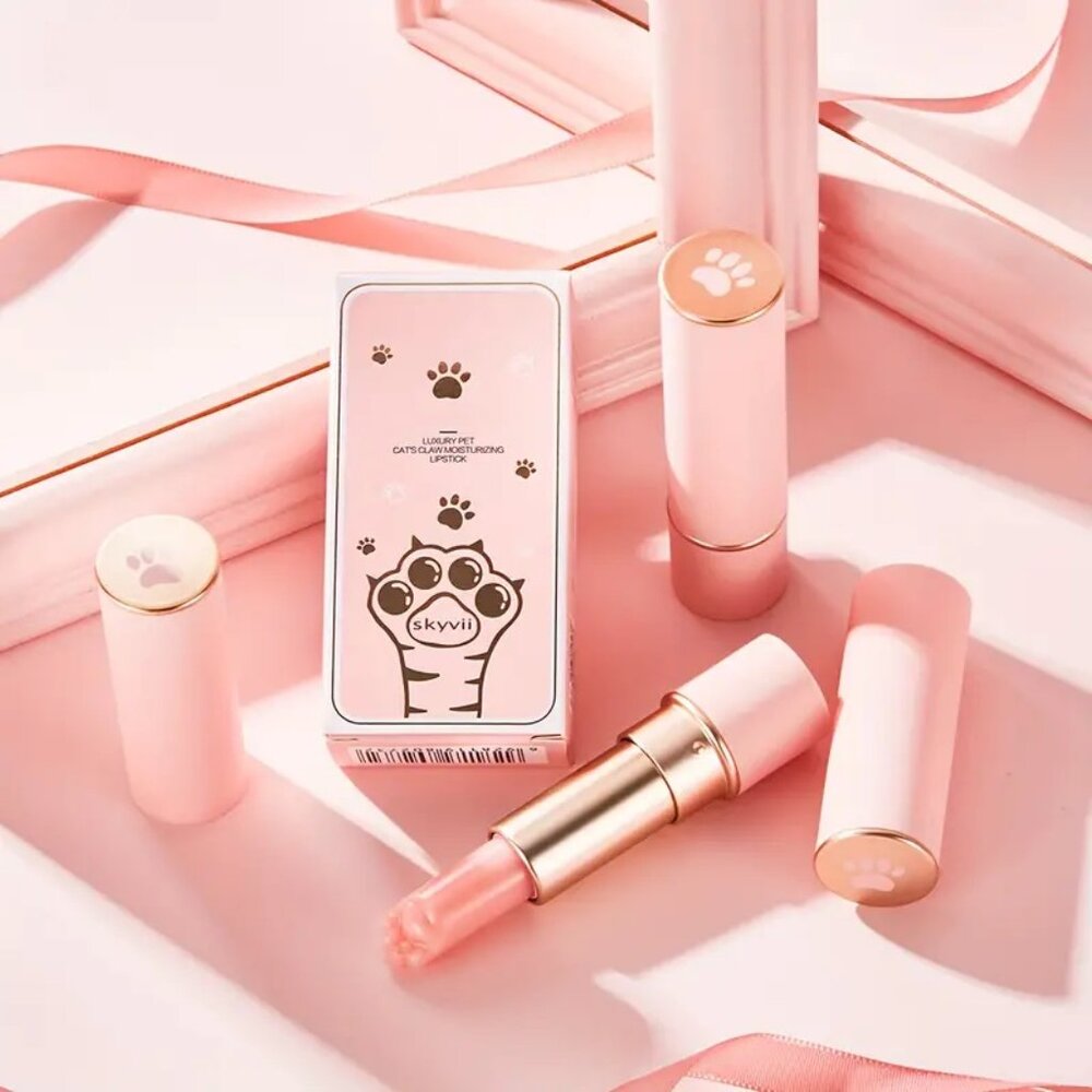 Skyvii 1 NEW Cat Paw Color Changing Tinted Lip Balm